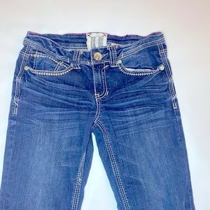 High Society Trademark Slim Flare Jeans